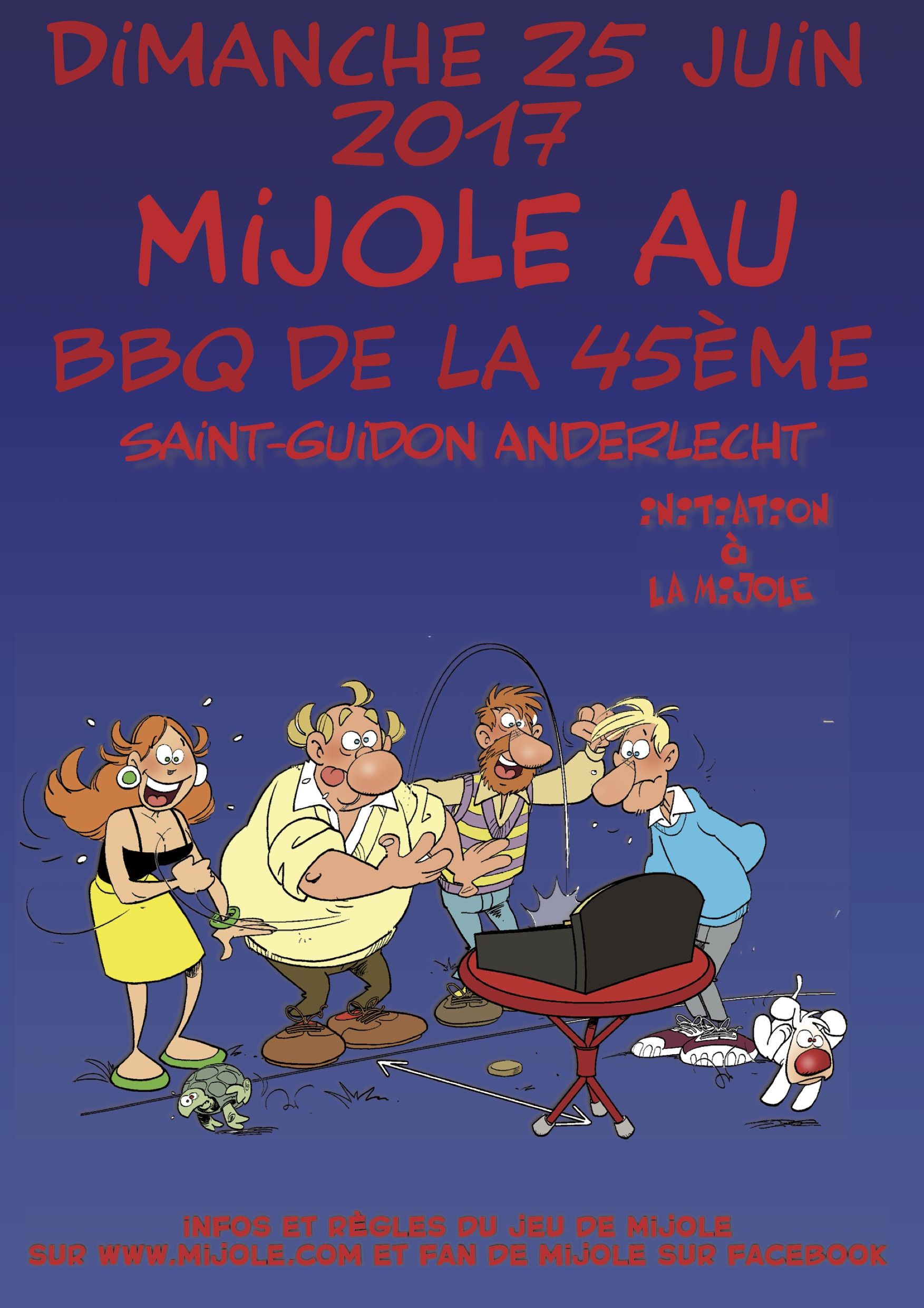 Tournoi de mijole au BBQ de la 45 ème